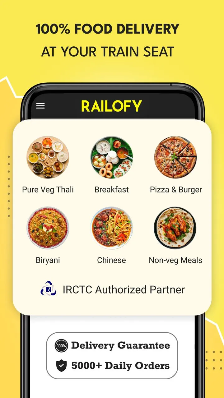 Food on Train, PNR Status, Tkt | Indus Appstore | Screenshot