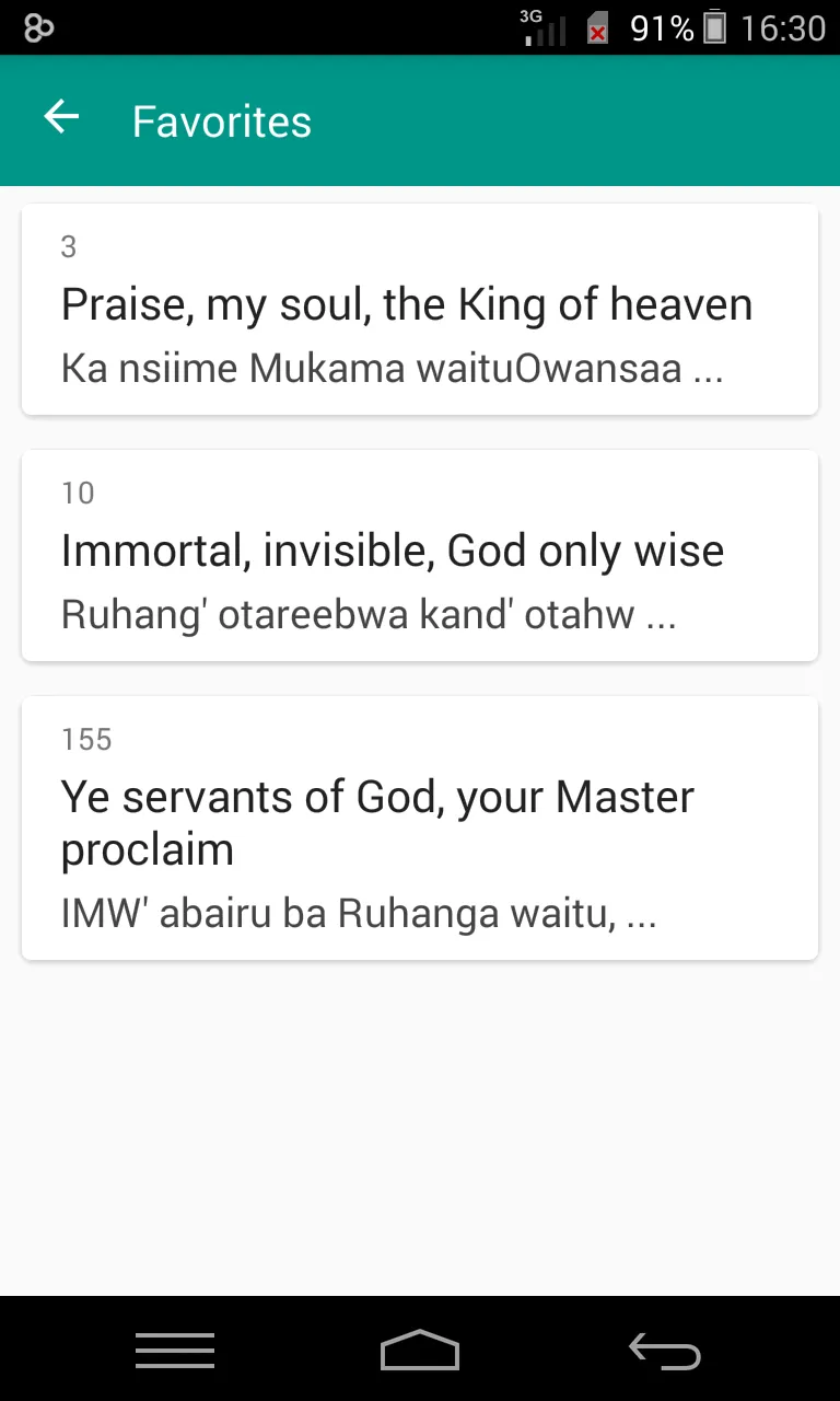 Runyankole Hymns | Indus Appstore | Screenshot