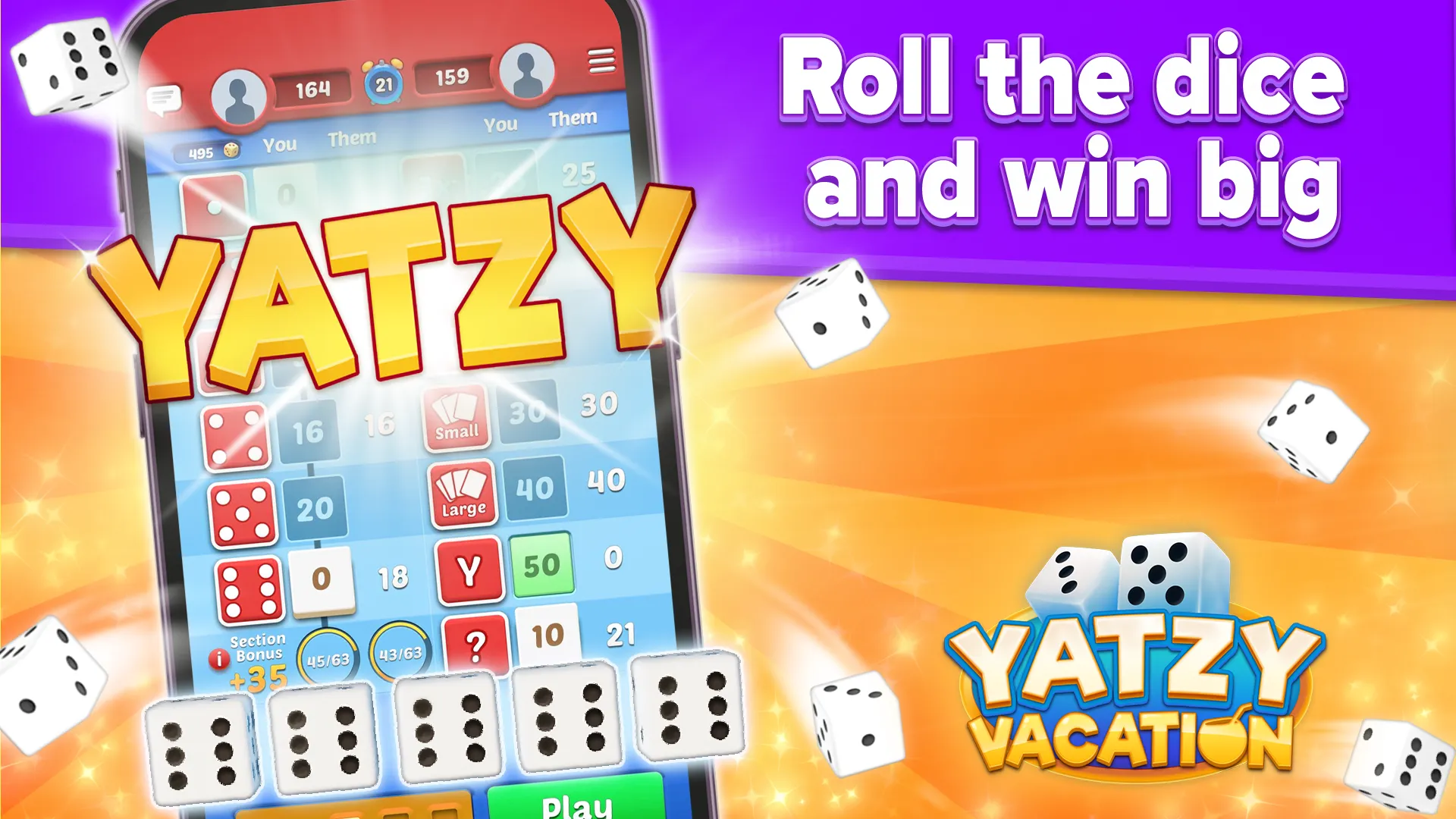 Yatzy Vacation dice game | Indus Appstore | Screenshot