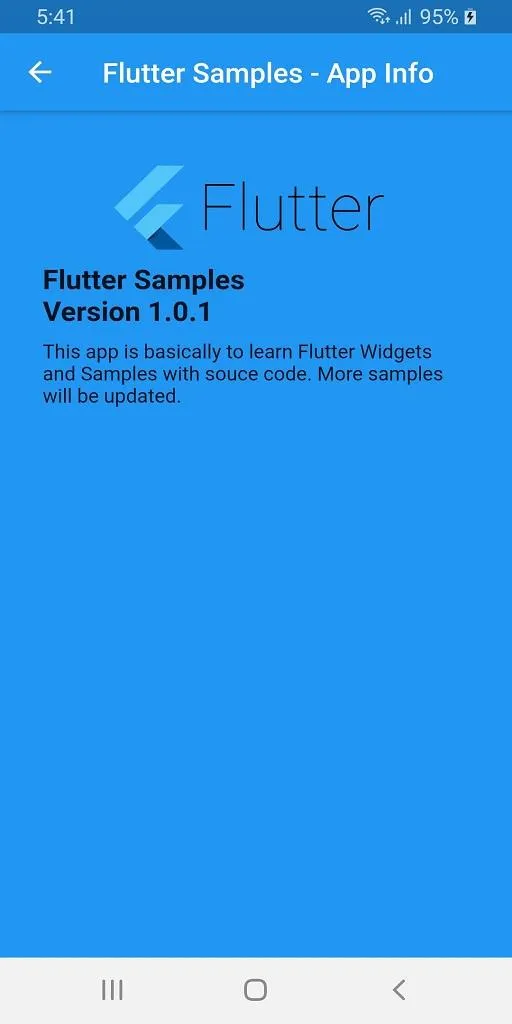 Flutter Samples | Indus Appstore | Screenshot