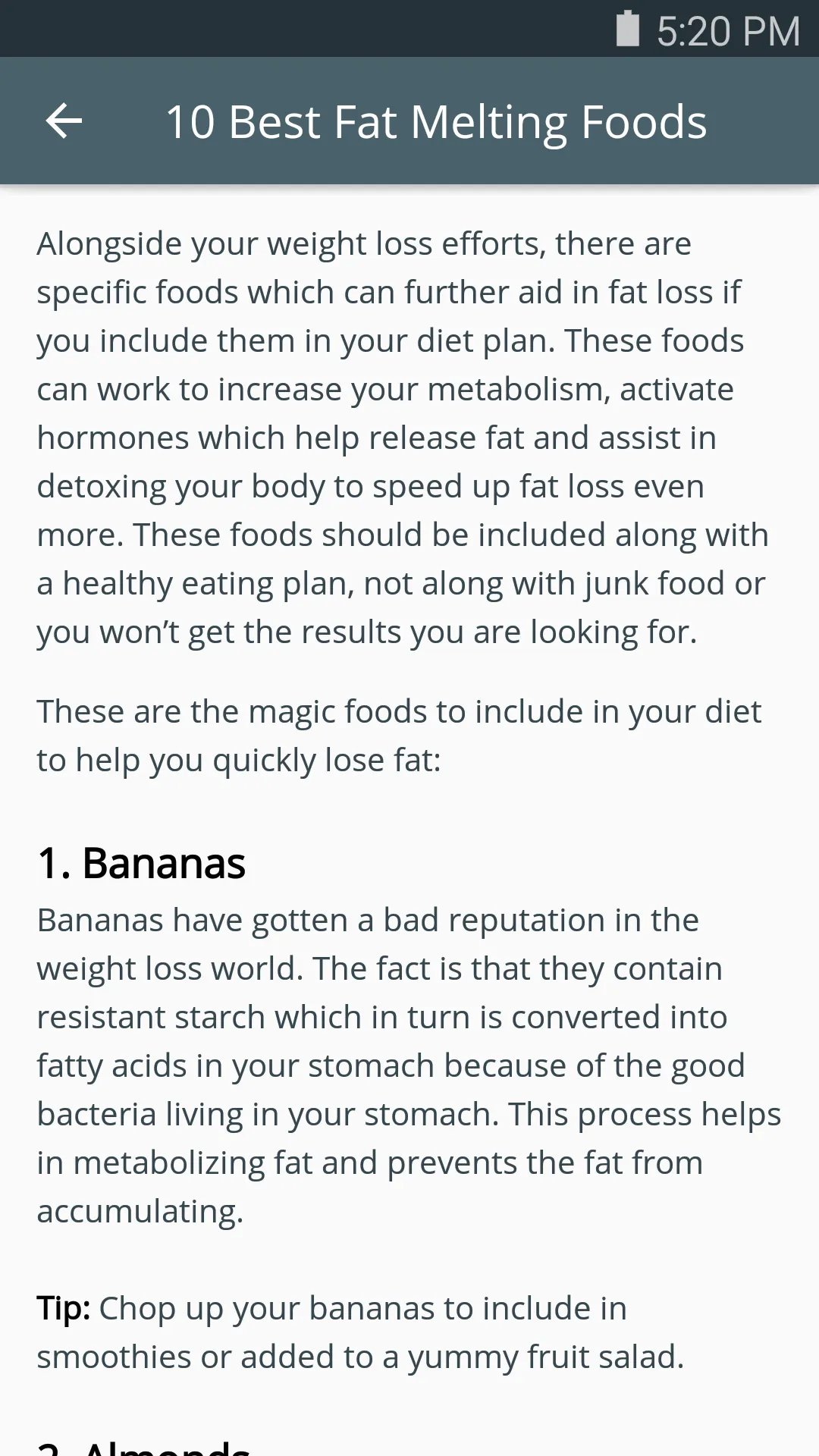 Ultimate Workout Nutrition | Indus Appstore | Screenshot