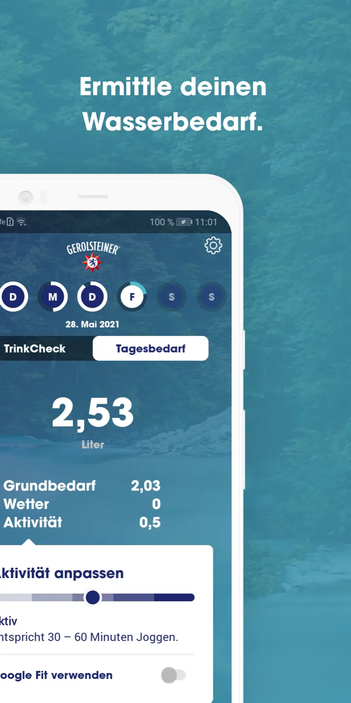 Gerolsteiner - Wasser trinken | Indus Appstore | Screenshot