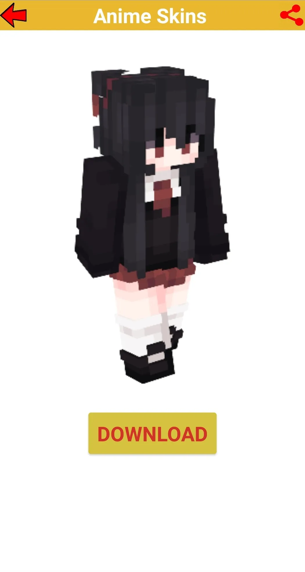 Anime Skins minecraft | Indus Appstore | Screenshot