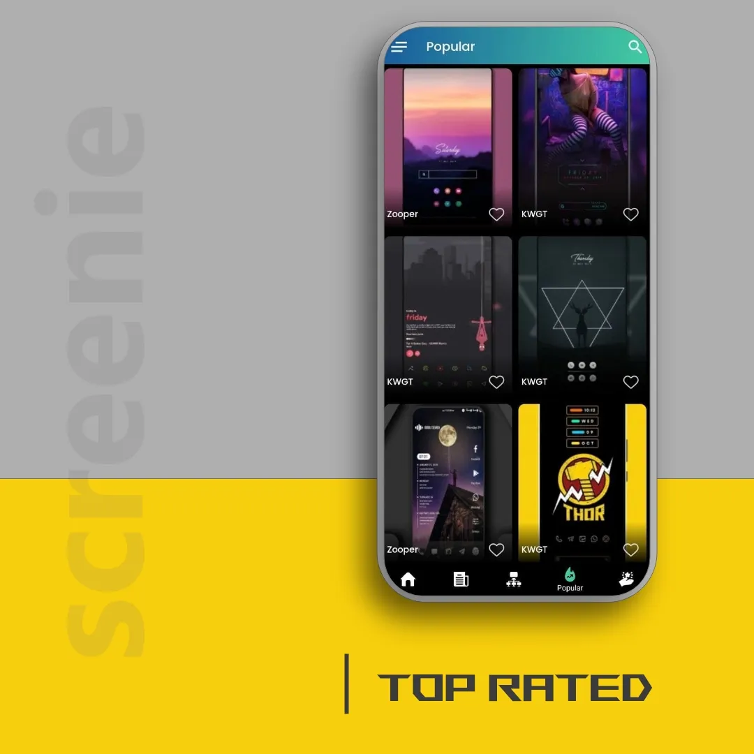 Screenie - Home Screen Setups | Indus Appstore | Screenshot