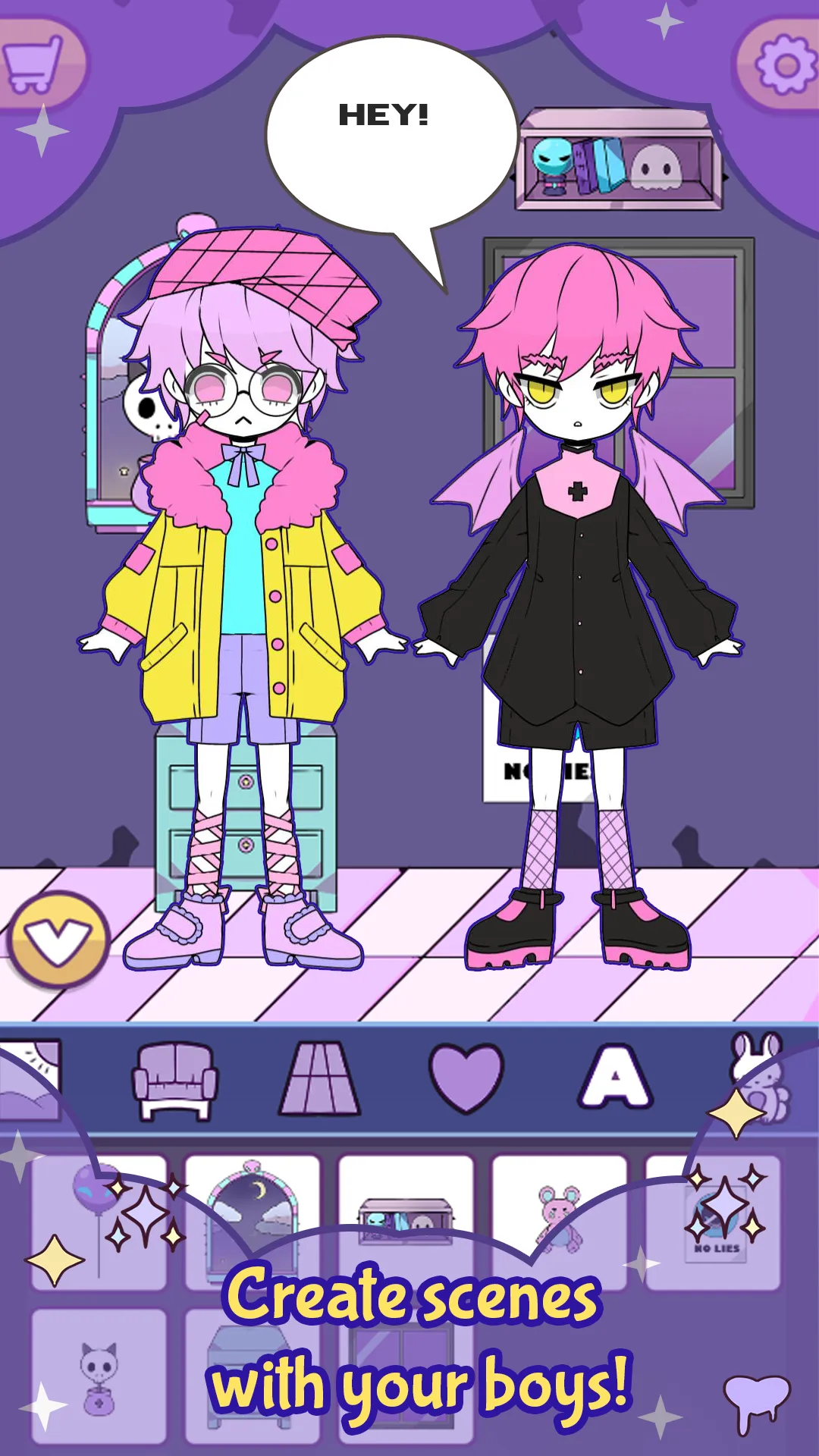 BatDoll monster boy maker game | Indus Appstore | Screenshot