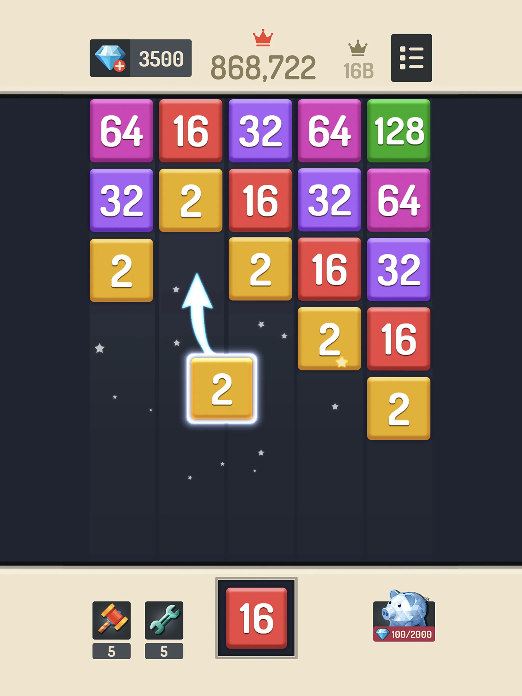 Merge Block - 2048 Puzzle | Indus Appstore | Screenshot