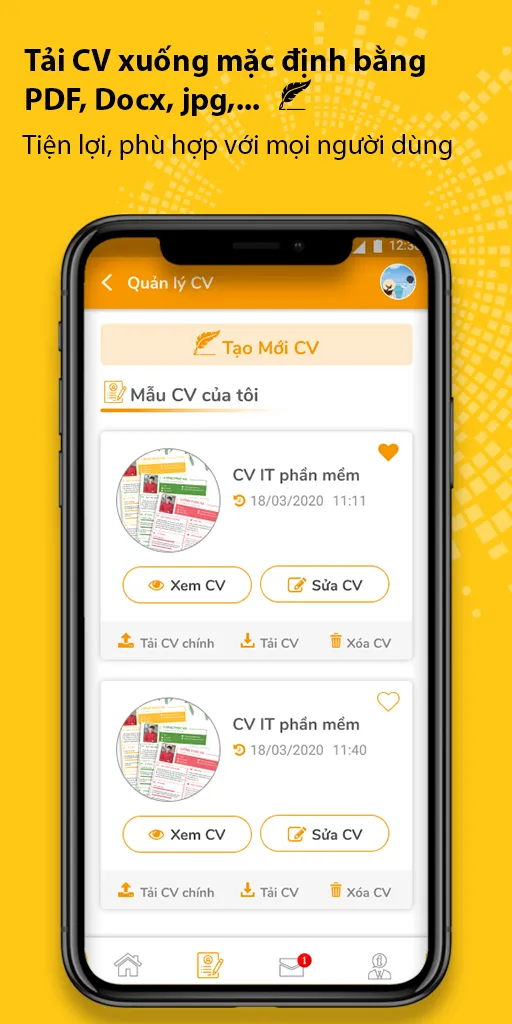 Tạo cv timviec365.com - mẫu cv | Indus Appstore | Screenshot