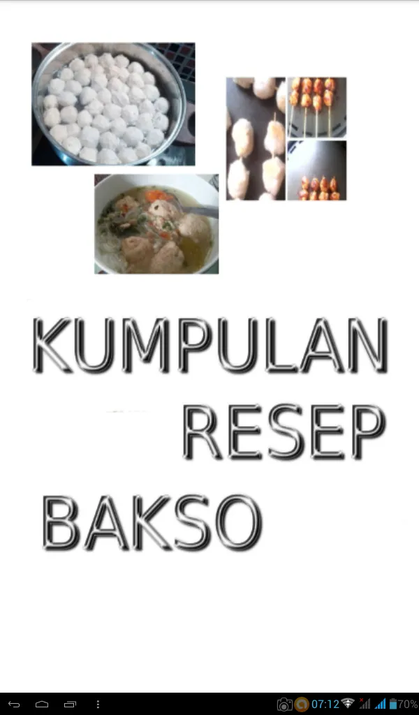 Kumpulan Resep Bakso | Indus Appstore | Screenshot