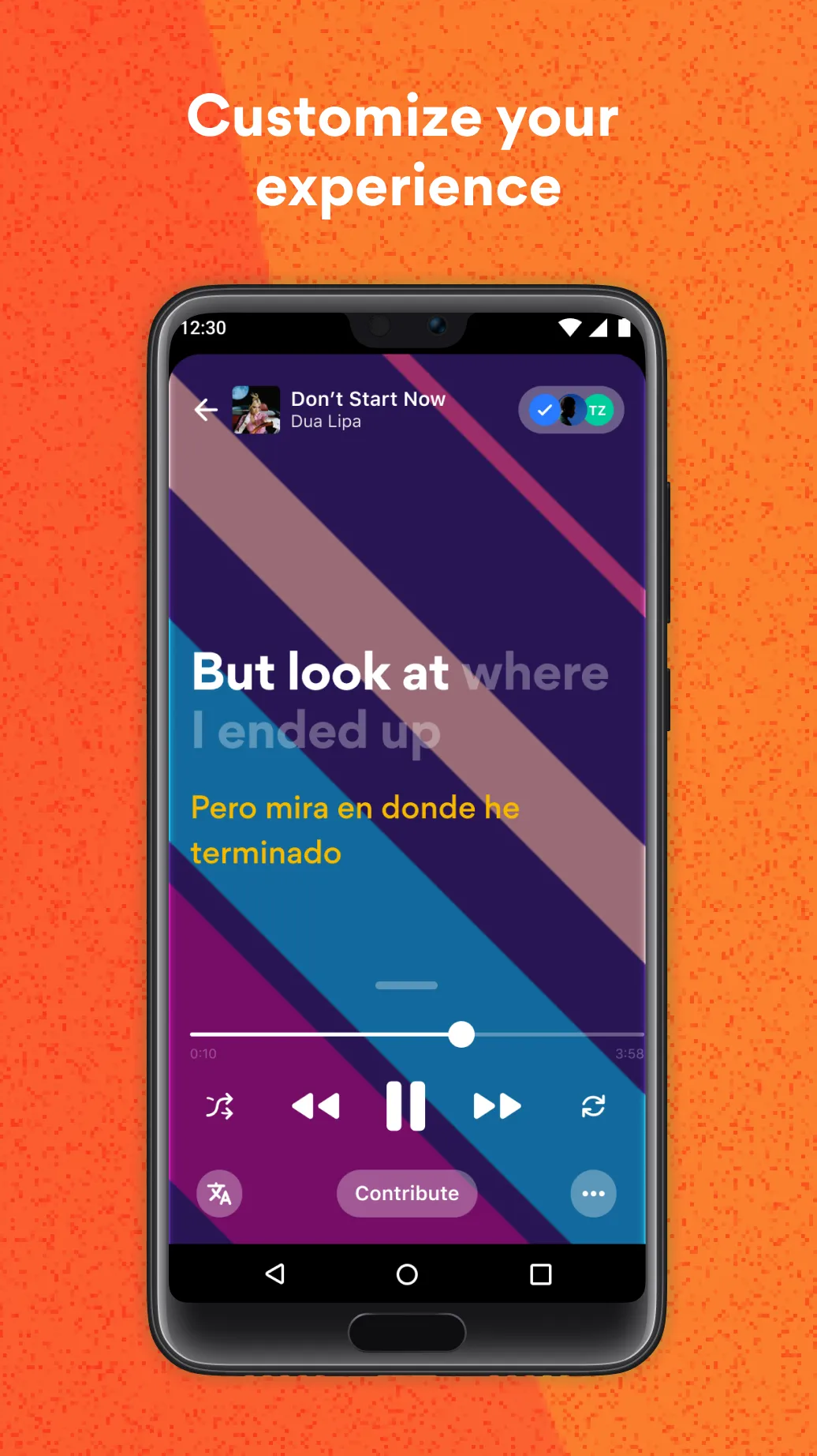 Musixmatch: lyrics finder | Indus Appstore | Screenshot