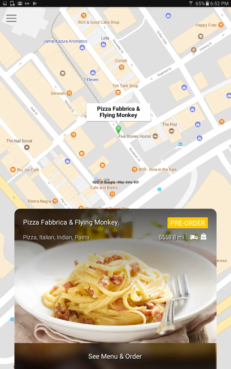 Pizza Fabbrica & Flying Monkey | Indus Appstore | Screenshot