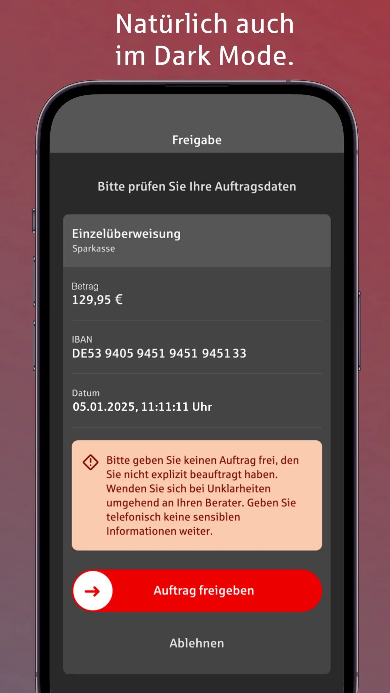 S-pushTAN - sichere Freigaben | Indus Appstore | Screenshot