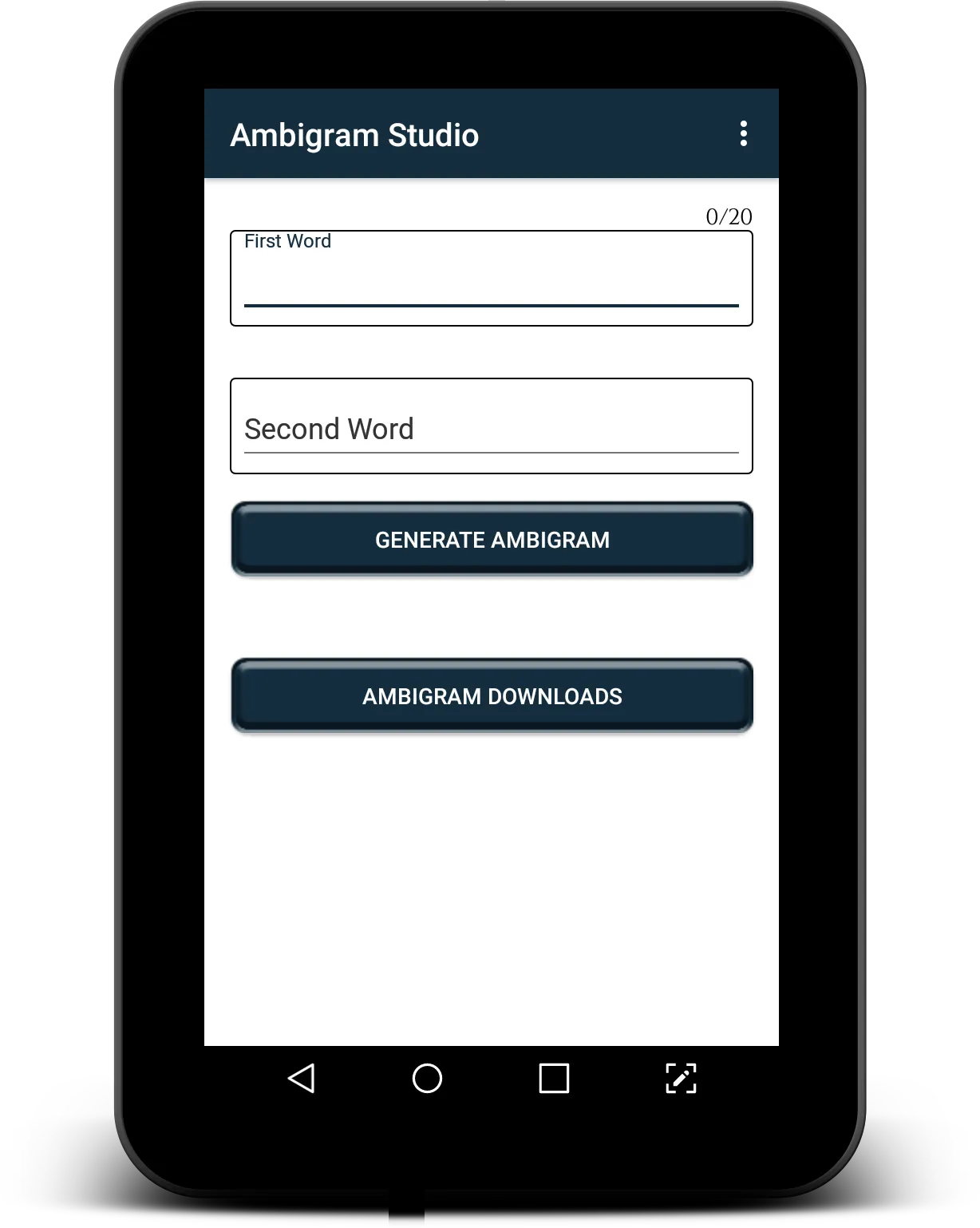 Ambigram Studio 3.0 | Indus Appstore | Screenshot