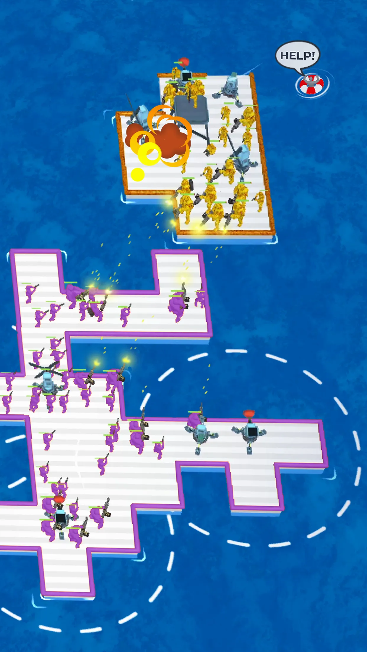 War of Rafts: Crazy Sea Battle | Indus Appstore | Screenshot