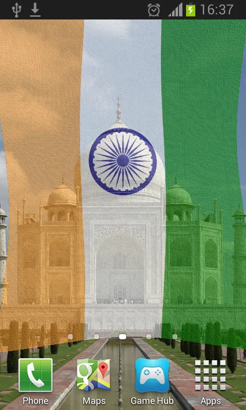 India Flag Live Wallpaper | Indus Appstore | Screenshot