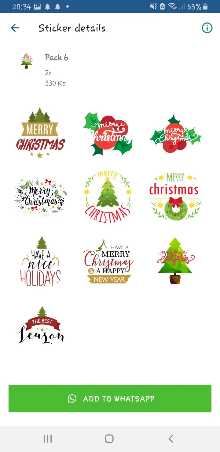 2024 New Year Stickers | Indus Appstore | Screenshot