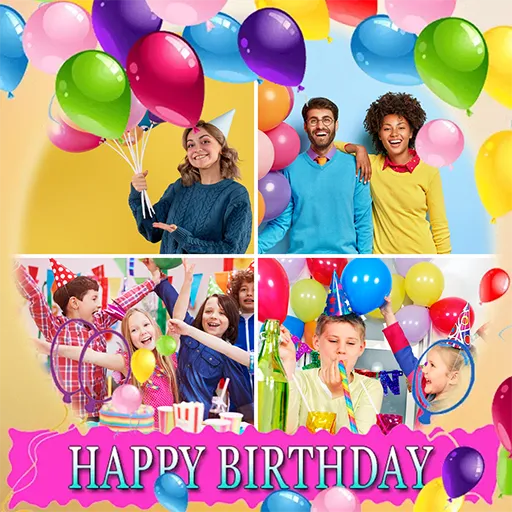 Birthday Collage Maker | Indus Appstore | Screenshot