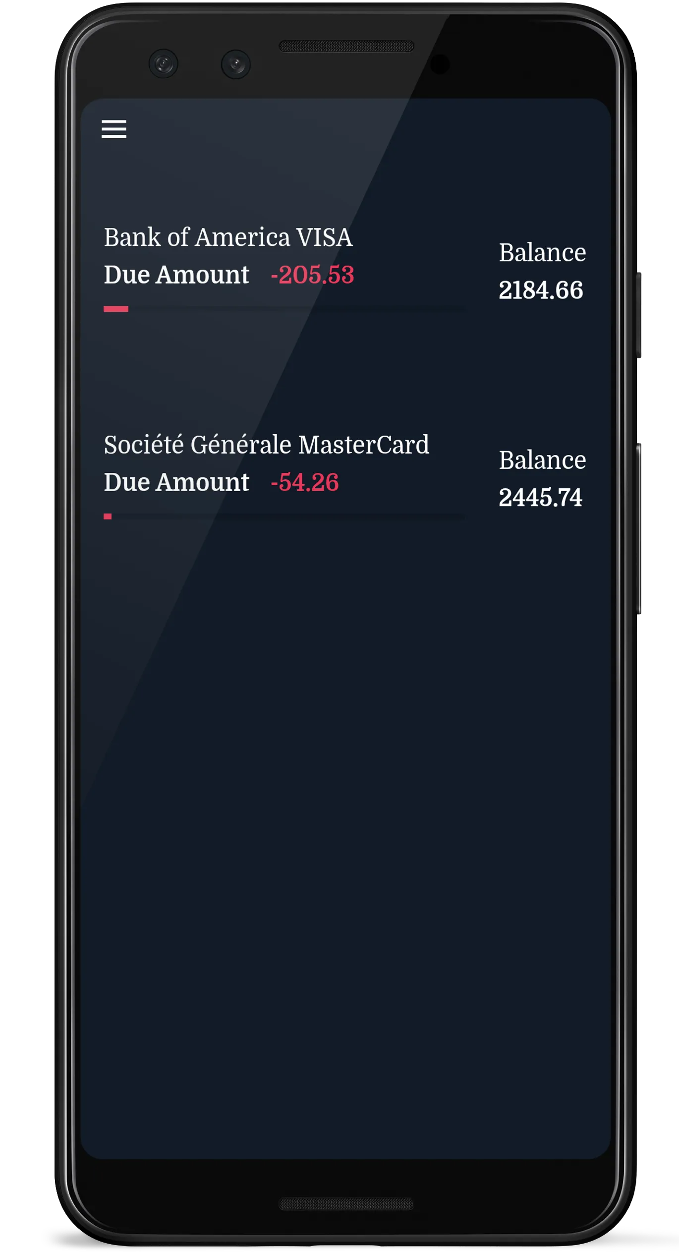 Credit Card Manager | Indus Appstore | Screenshot