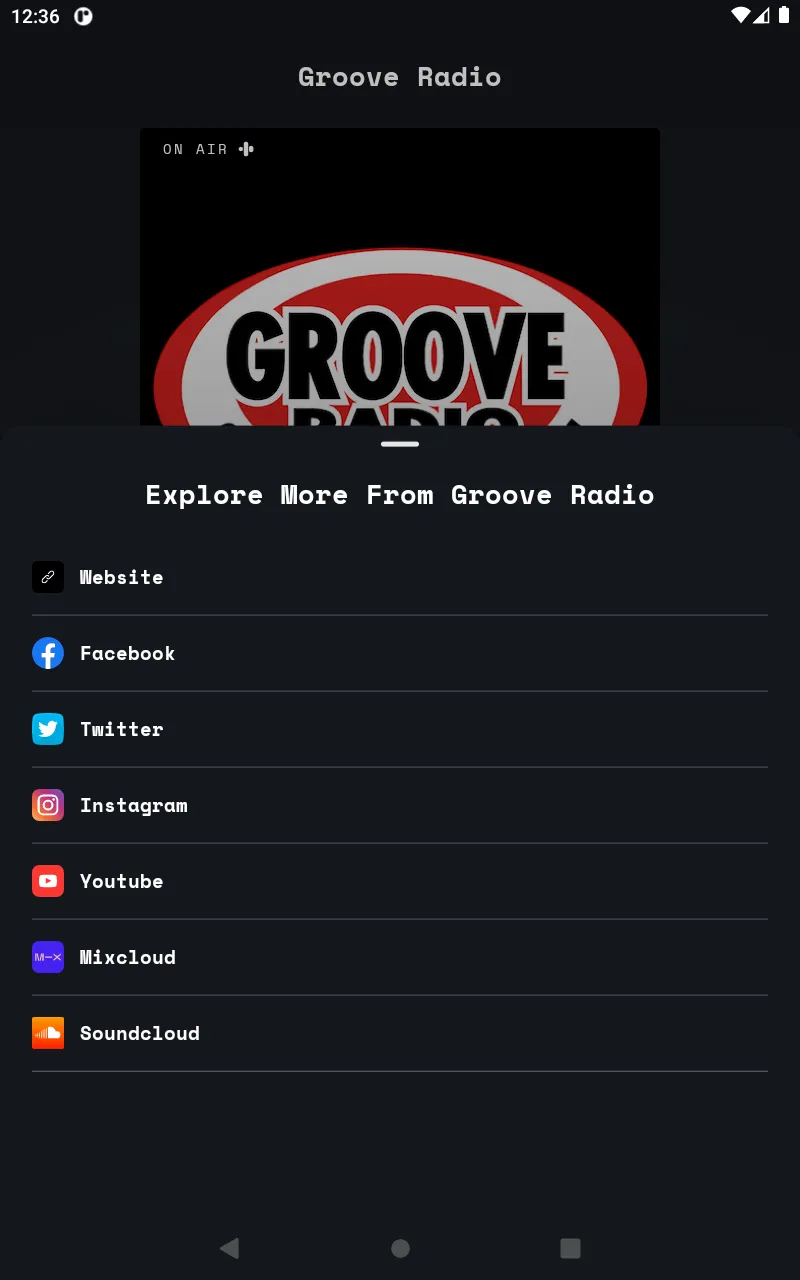 Groove Radio | Indus Appstore | Screenshot