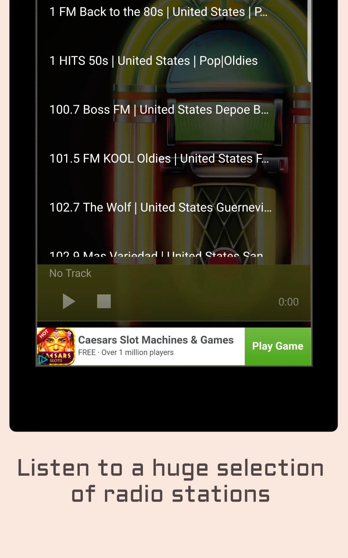 Oldies Radio 500+ Stations | Indus Appstore | Screenshot