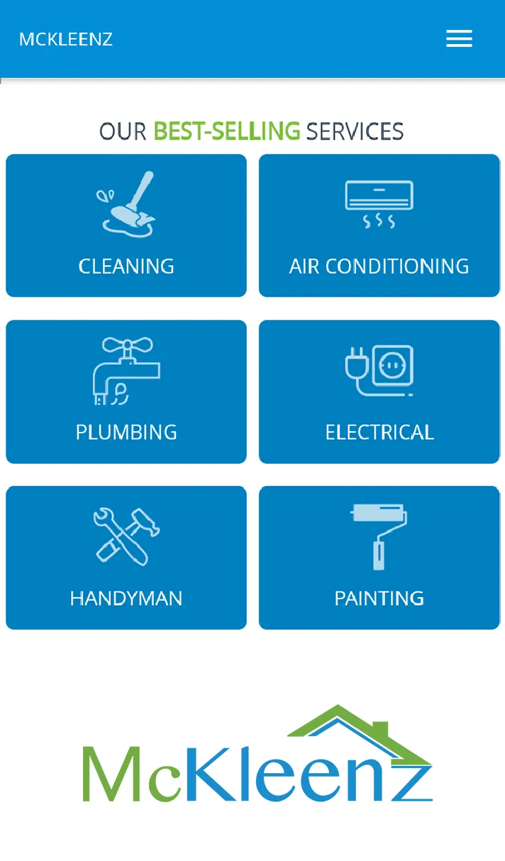 McKleenz® (Home Services) | Indus Appstore | Screenshot