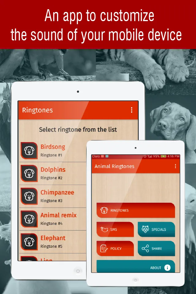 animal sounds for phone | Indus Appstore | Screenshot