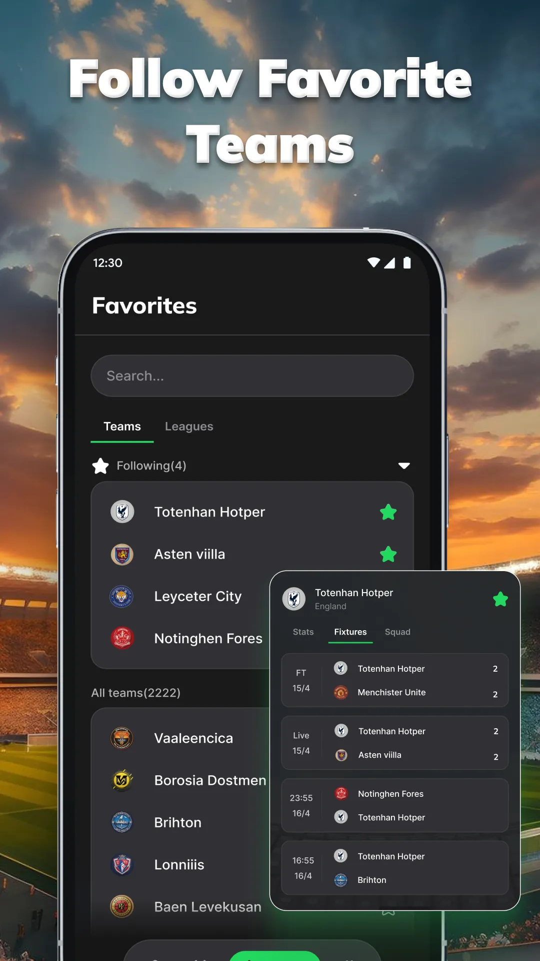 Amazic Football Live Scores | Indus Appstore | Screenshot