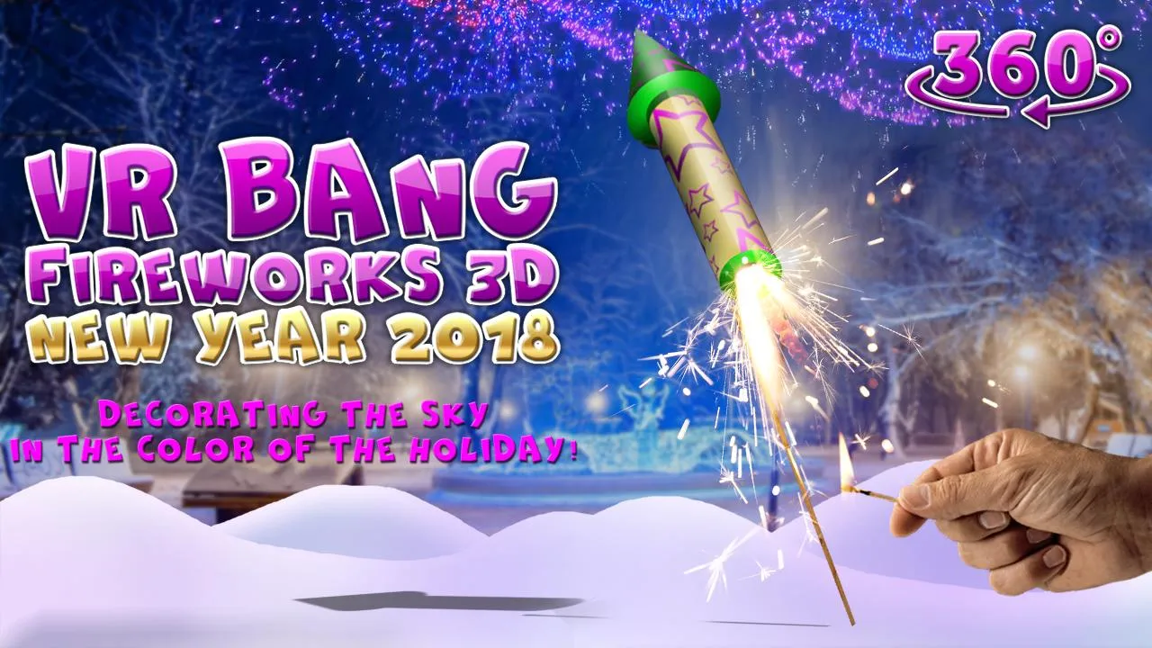 VR Bang Fireworks 3D NewYear | Indus Appstore | Screenshot