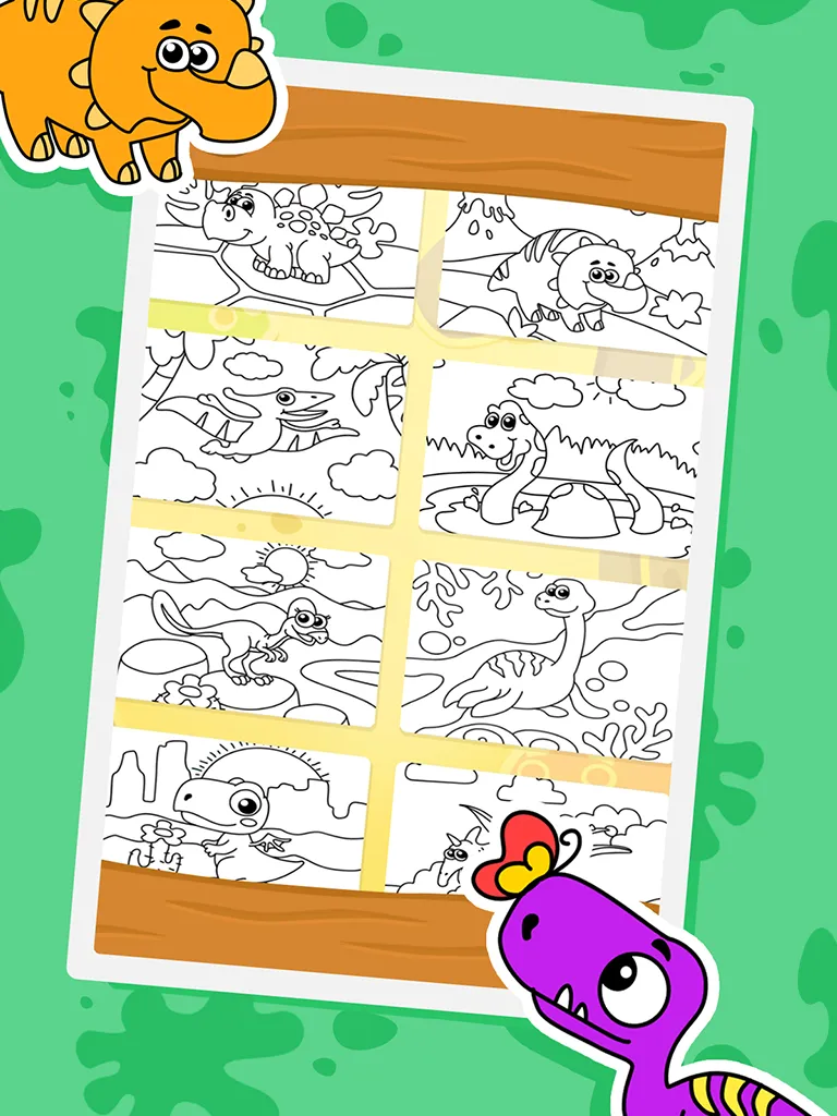 Coloring dinosaurs | Indus Appstore | Screenshot