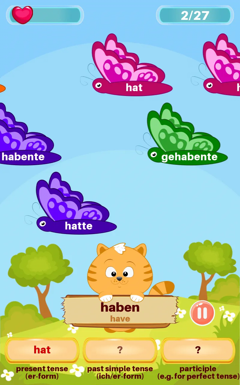 German Irregular Verbs Learnin | Indus Appstore | Screenshot