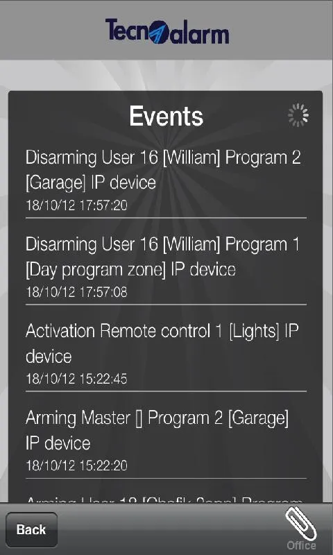 myTecnoalarm | Indus Appstore | Screenshot