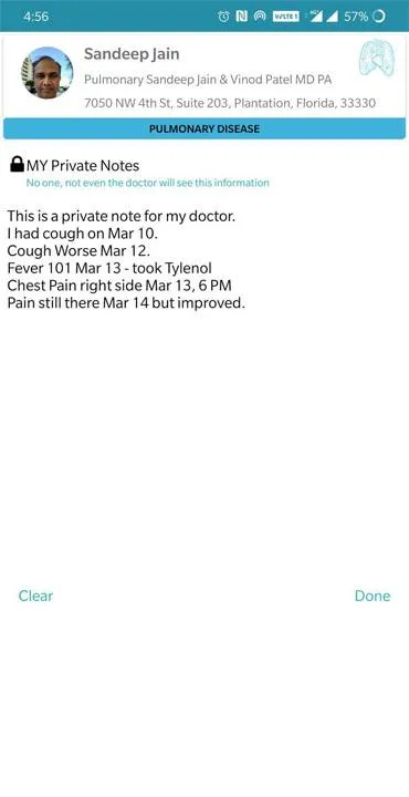 ListenMD Patient | Indus Appstore | Screenshot