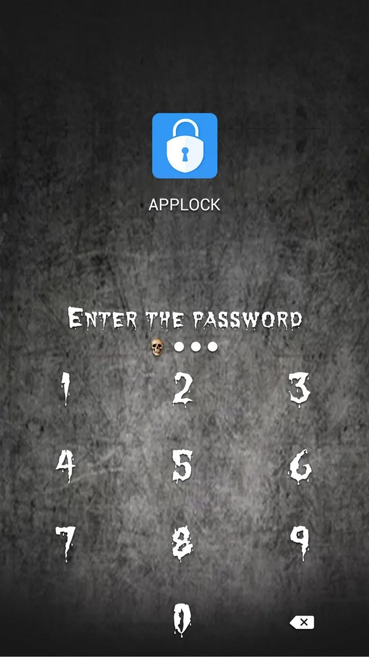 AppLock Theme Horror Skull | Indus Appstore | Screenshot