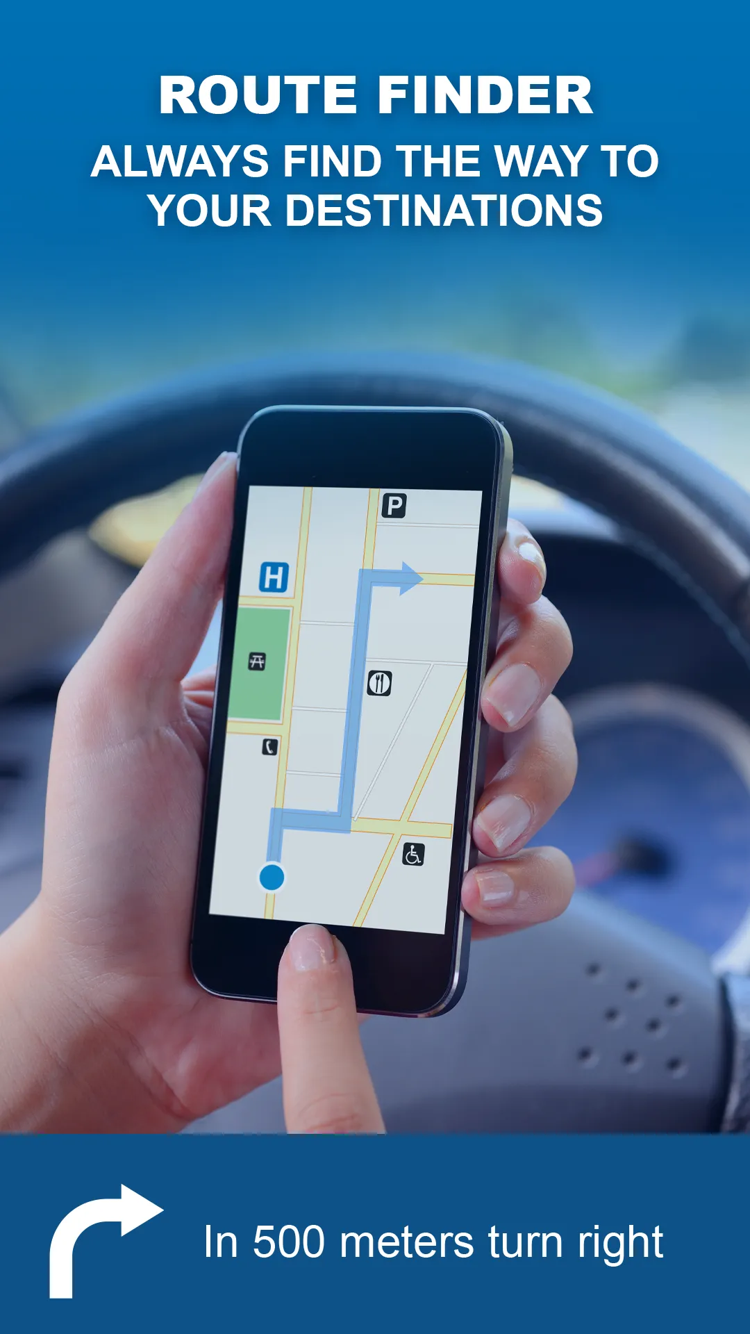 GPS Navigation: Road Map Route | Indus Appstore | Screenshot