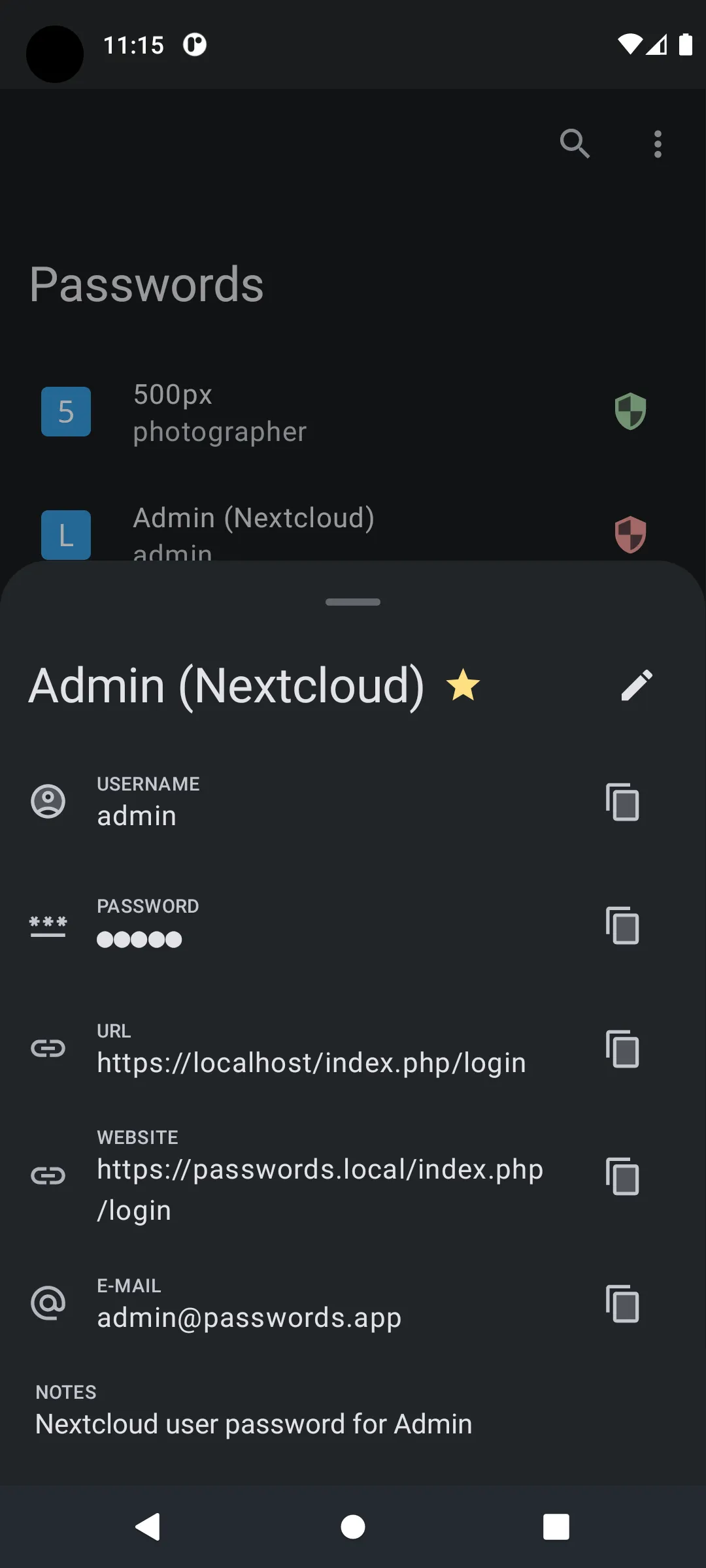 Nextcloud Passwords | Indus Appstore | Screenshot