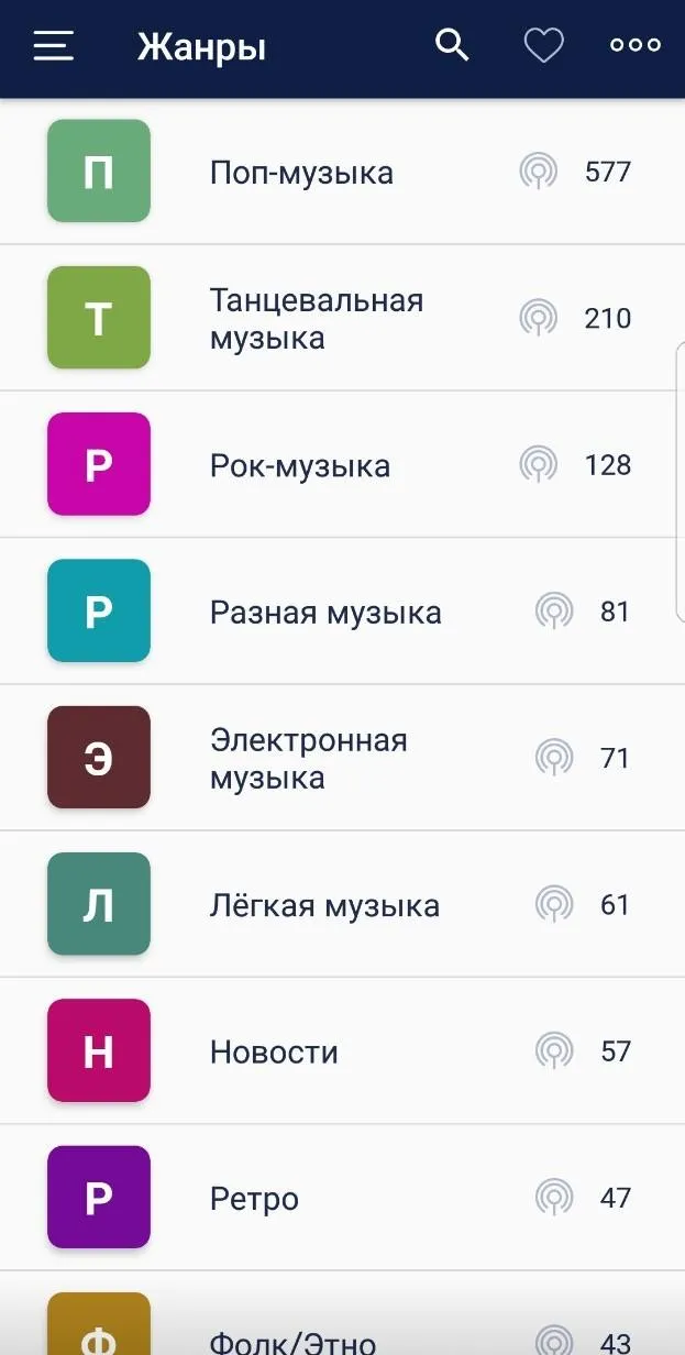 Радио онлайн  -  1700+ | Indus Appstore | Screenshot