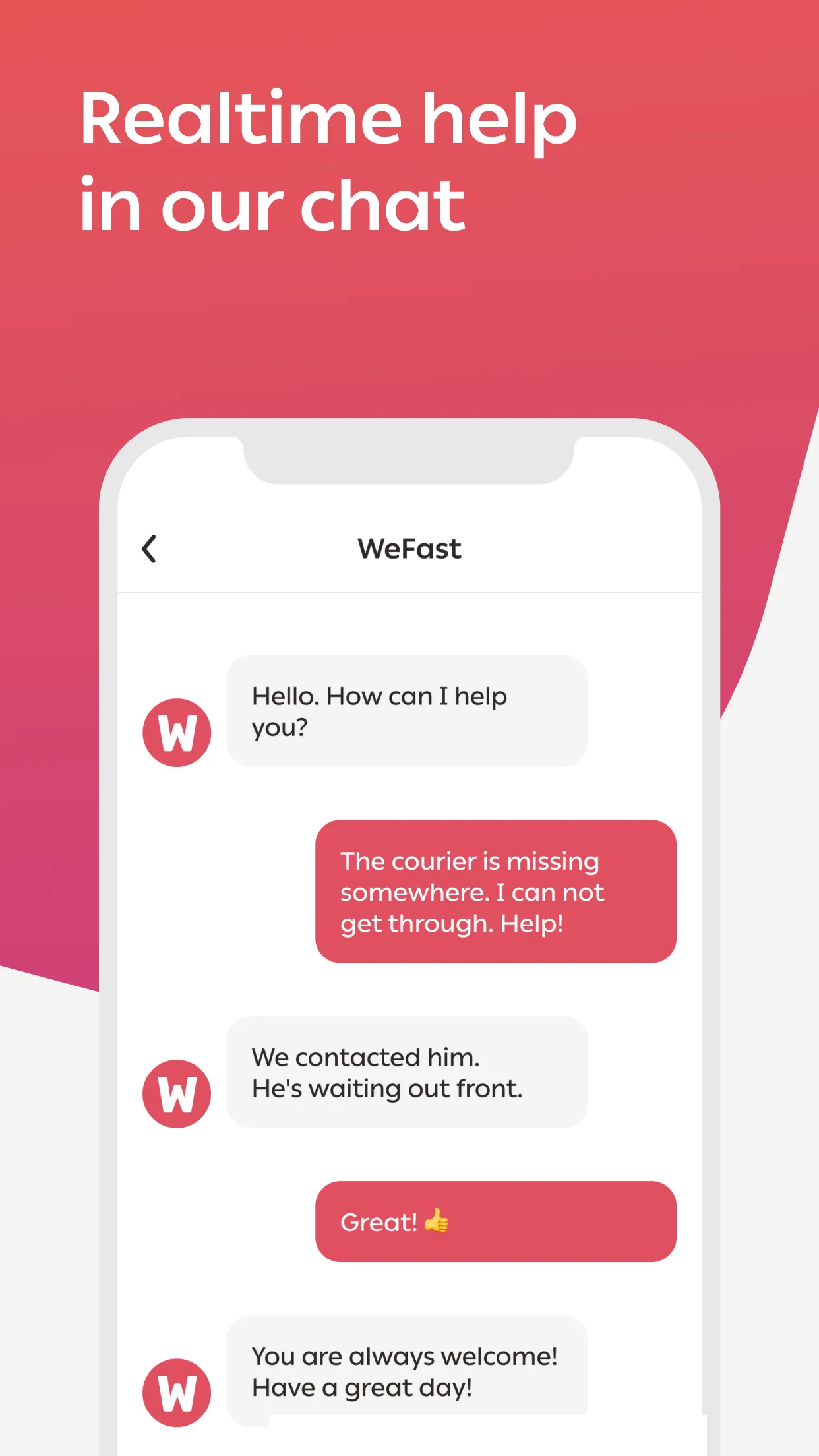 Wefast: Parcel Delivery App | Indus Appstore | Screenshot
