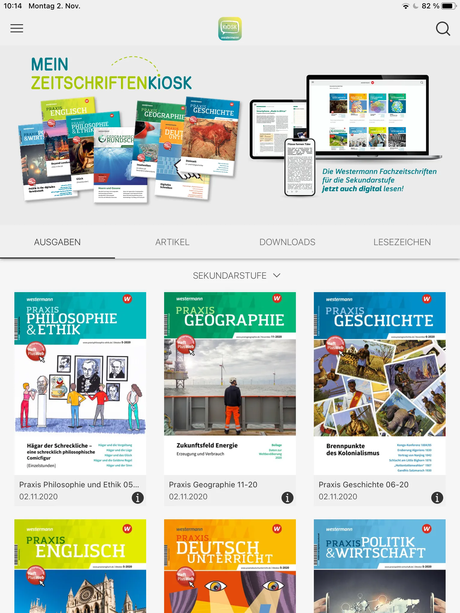 Zeitschriftenkiosk | Indus Appstore | Screenshot