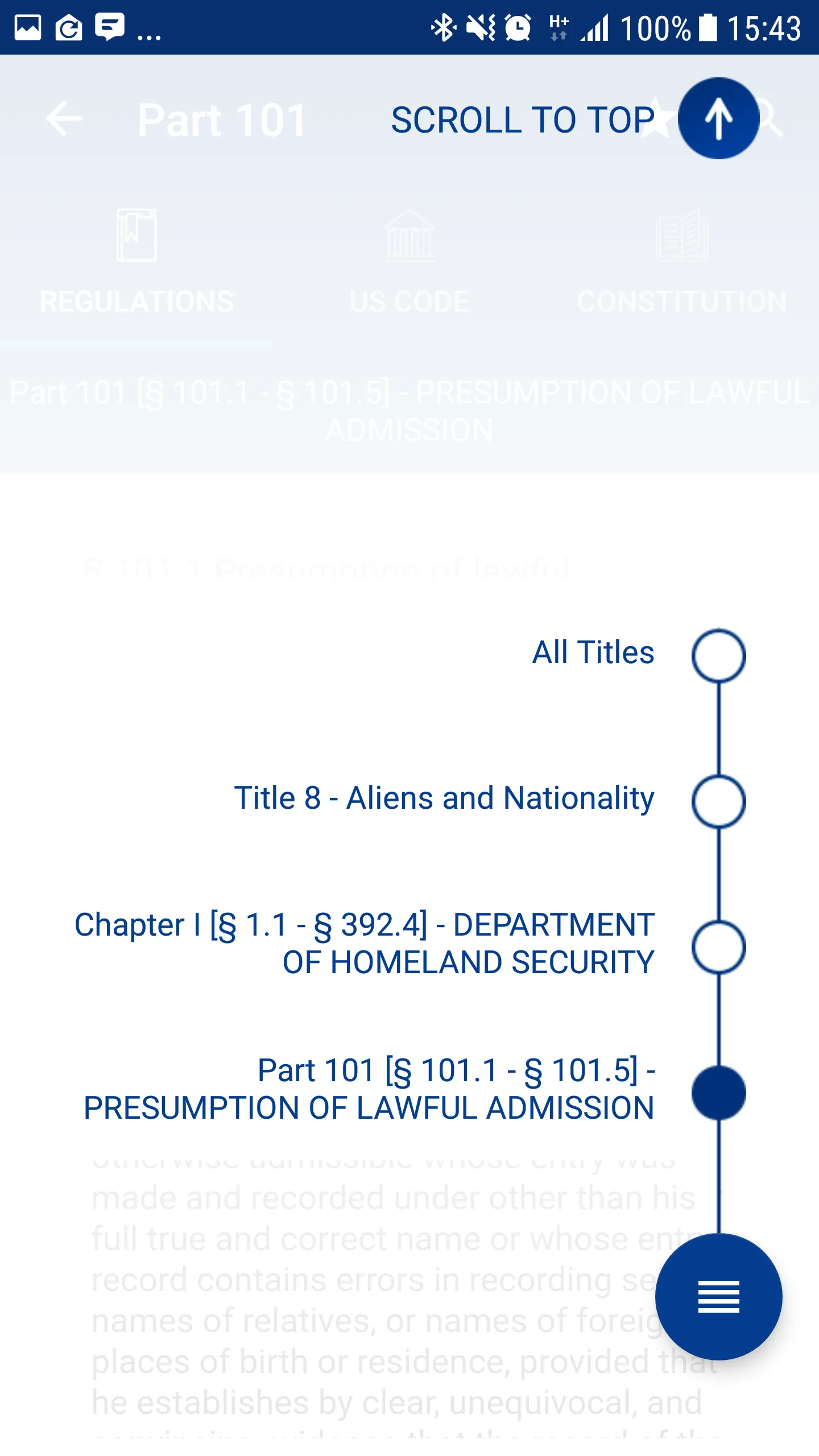 Govregs: US Constitution, laws | Indus Appstore | Screenshot