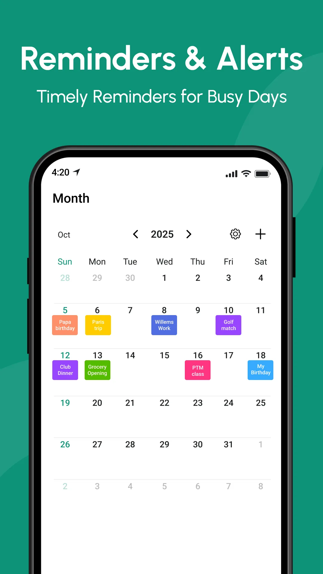 Calendar 2025 | Indus Appstore | Screenshot