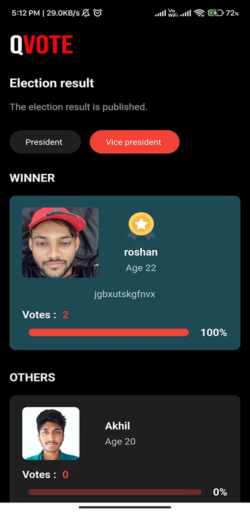 Quick Vote - Online Voting App | Indus Appstore | Screenshot