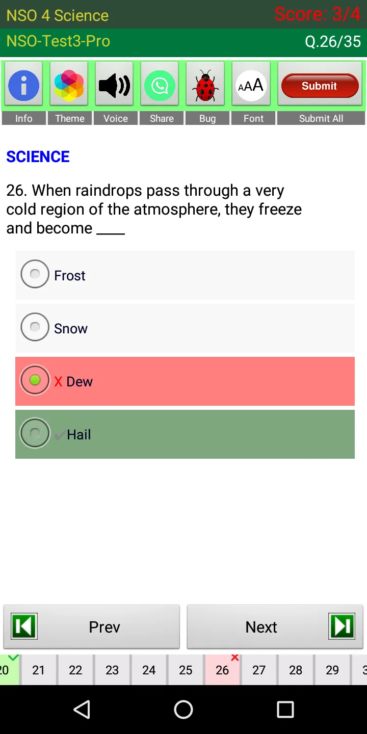 NSO 4 Science Olympiad | Indus Appstore | Screenshot