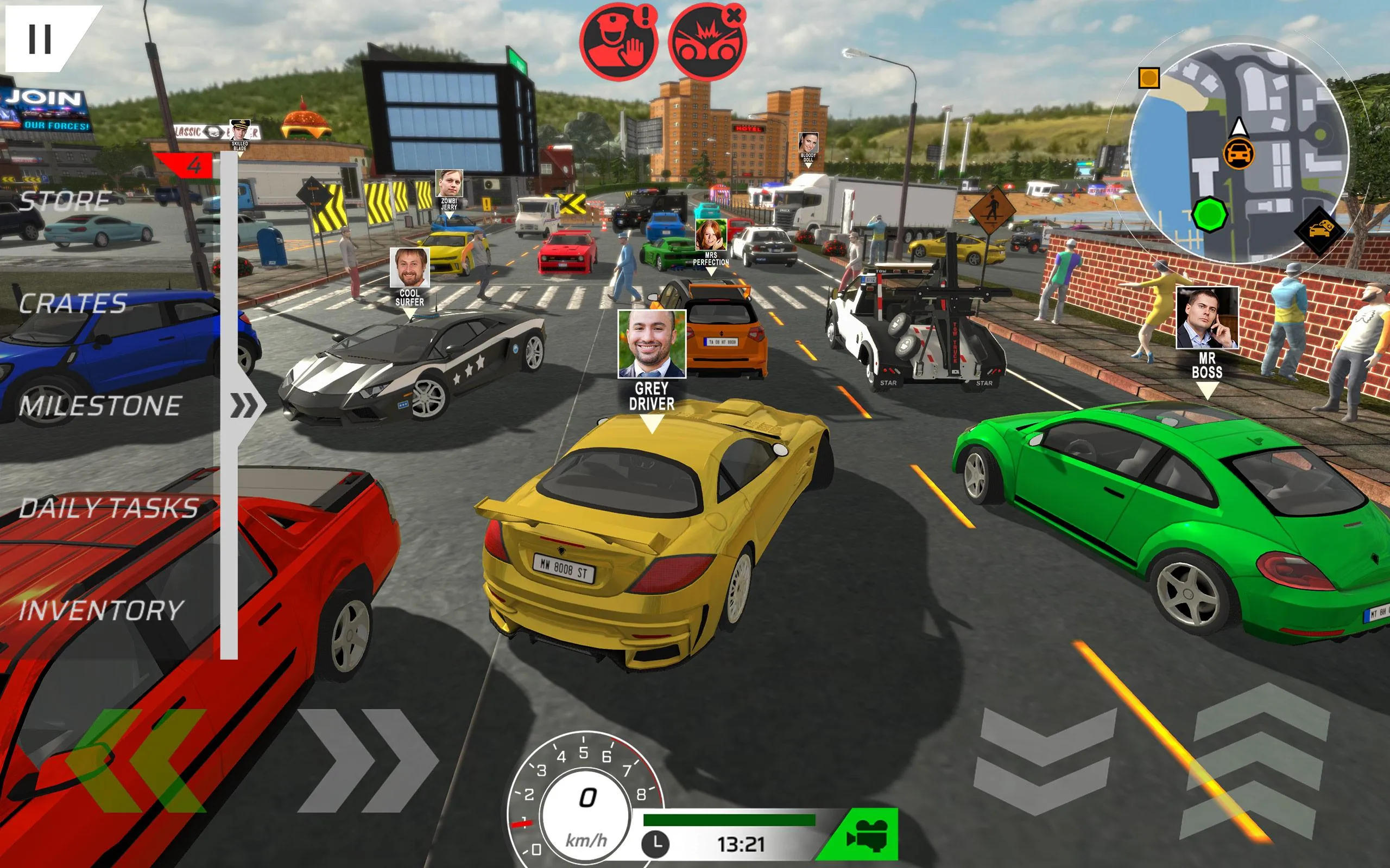 Car Drivers Online: Fun City | Indus Appstore | Screenshot