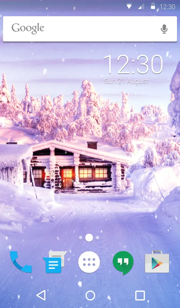 Winter Live Wallpaper Theme HD | Indus Appstore | Screenshot