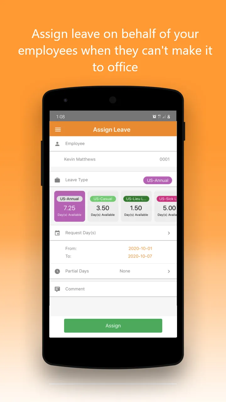 OrangeHRM Open Source | Indus Appstore | Screenshot