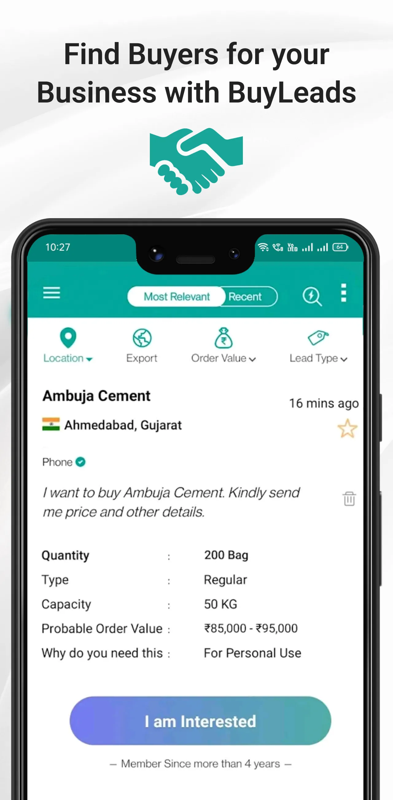 IndiaMART B2B Marketplace App | Indus Appstore | Screenshot