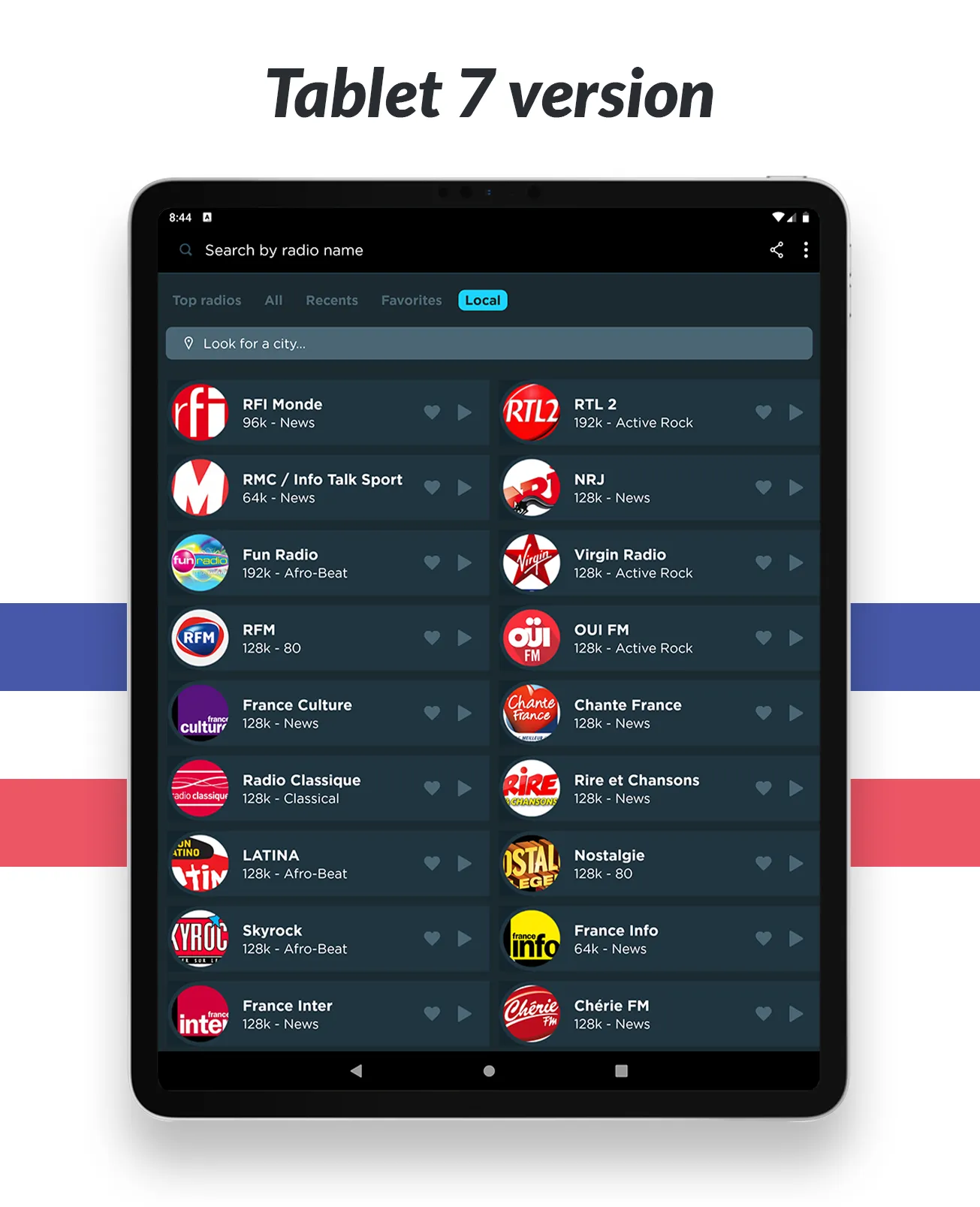 French Live Radios FM & Online | Indus Appstore | Screenshot