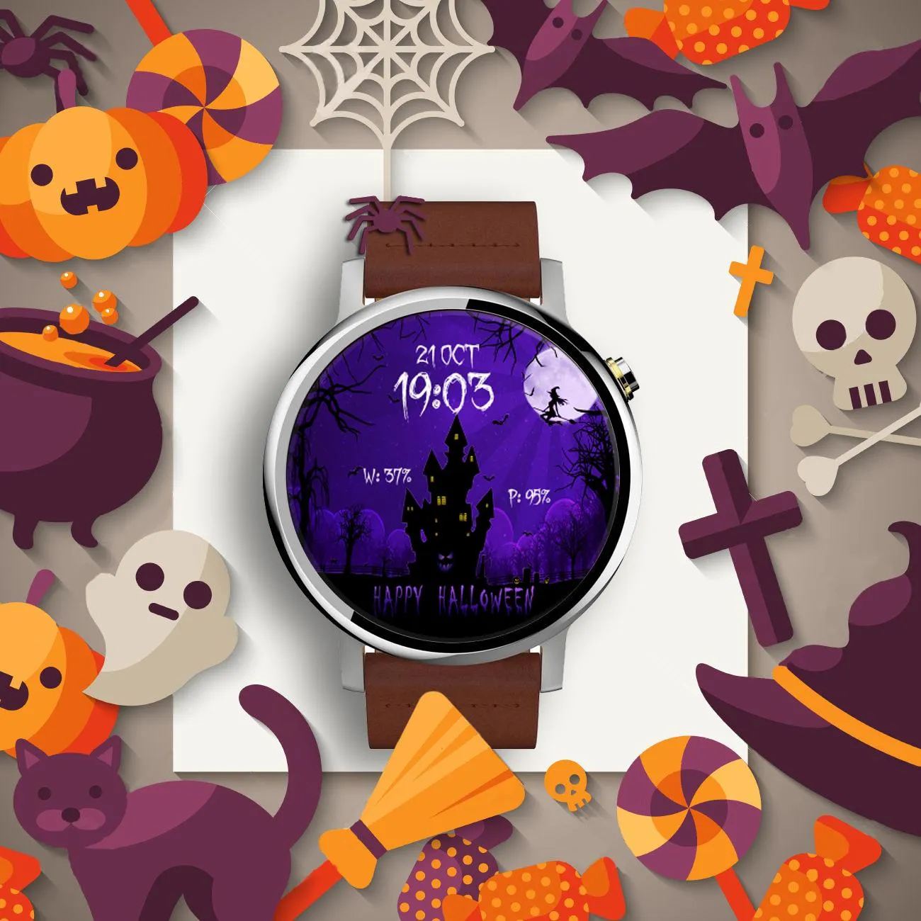 Halloween Spooky Watch Face | Indus Appstore | Screenshot