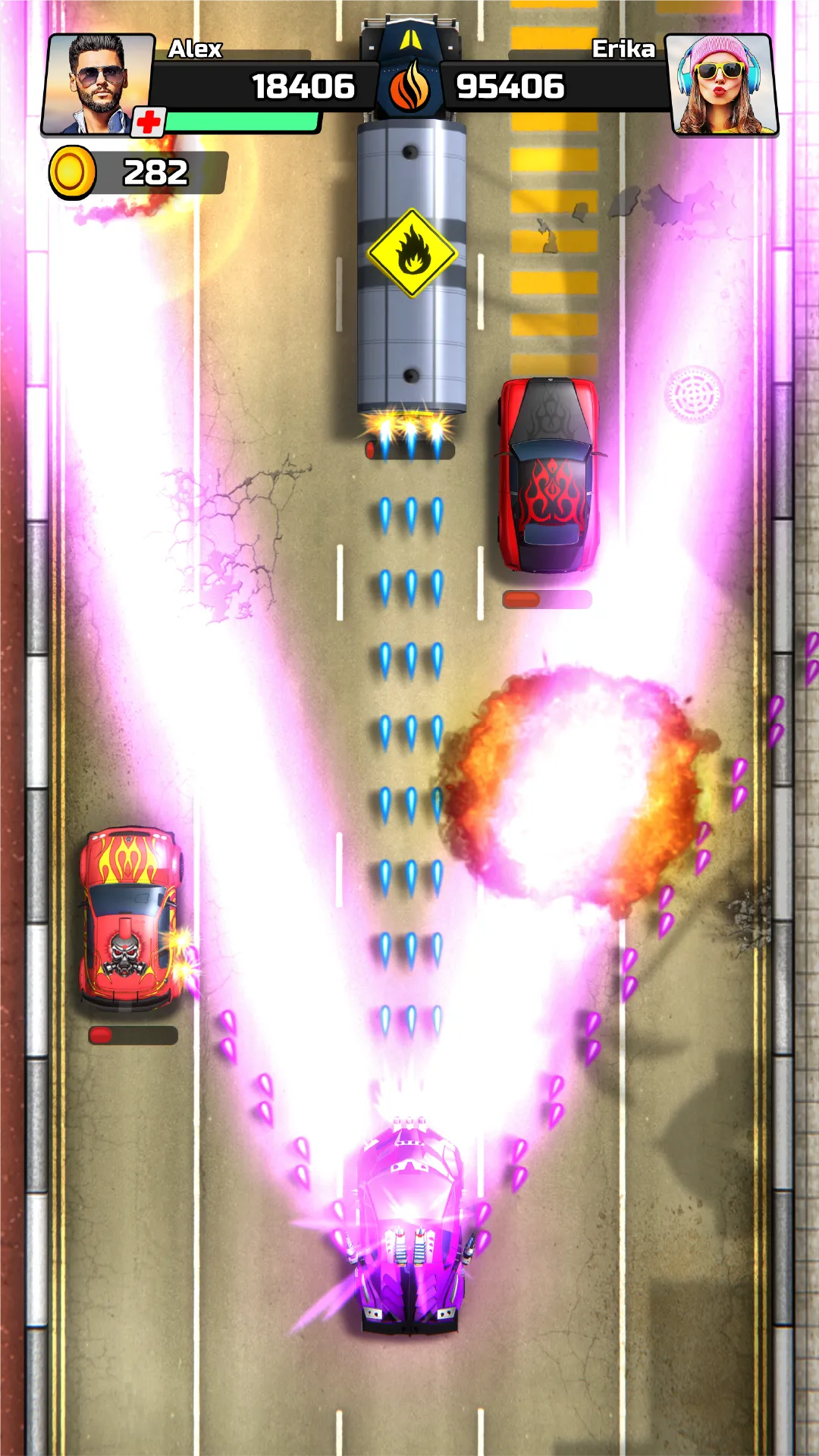 Chaos Road: Combat Car Racing | Indus Appstore | Screenshot