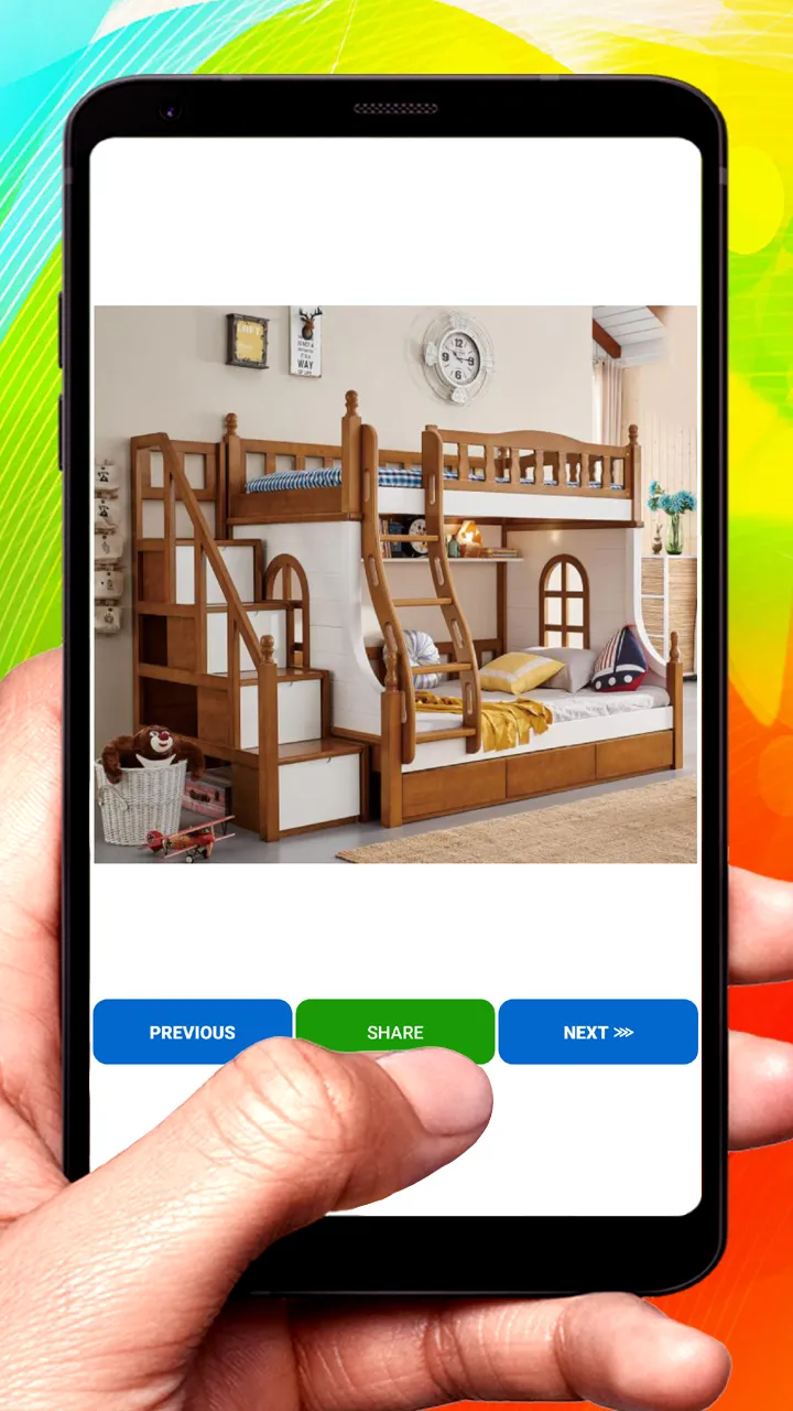 Wooden Designer Bed | Indus Appstore | Screenshot