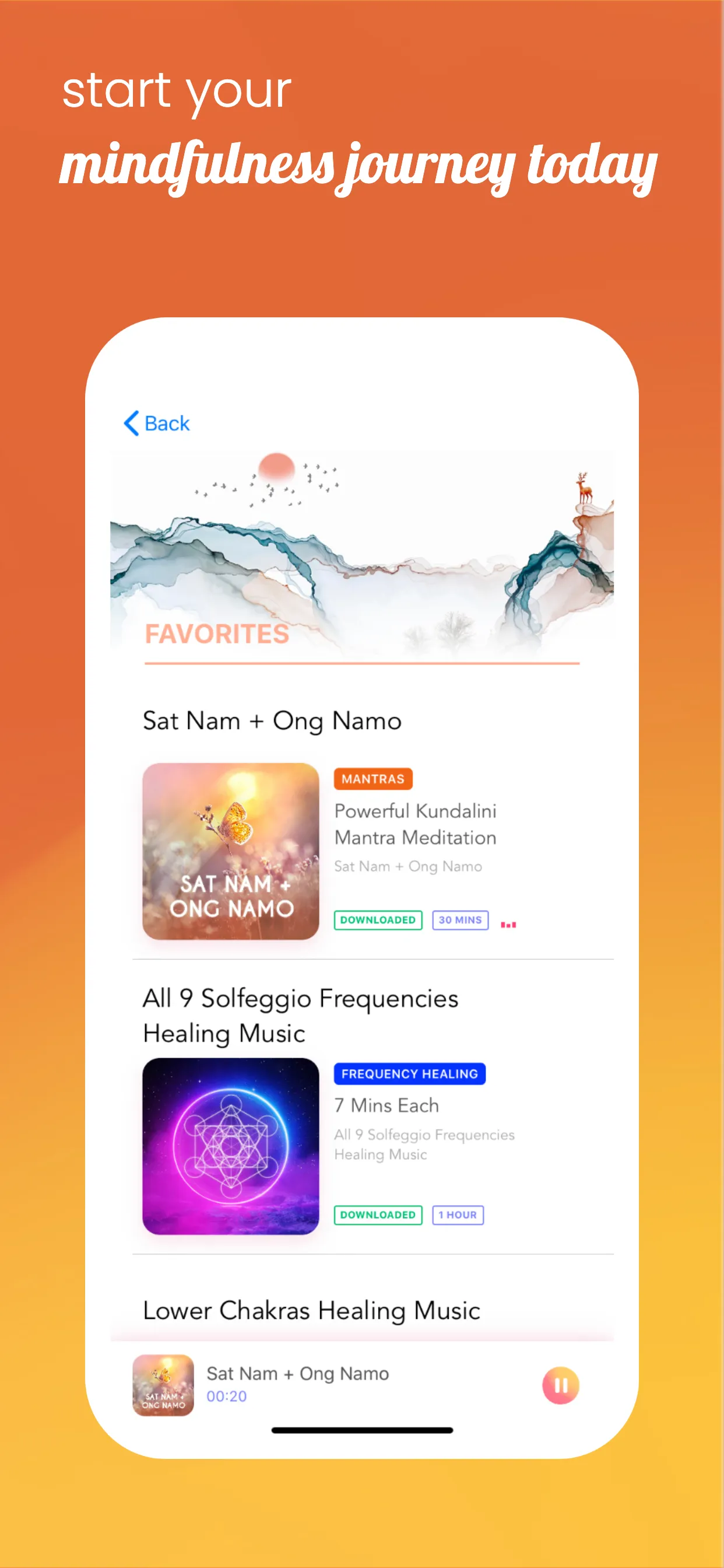 Meditative Mind: Healing Music | Indus Appstore | Screenshot